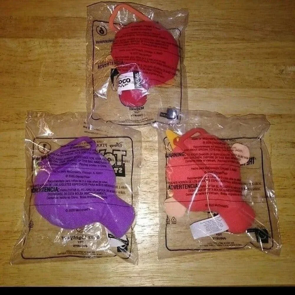McDonald's HAPPY MEAL TOYS-SET OF 3-NEW-SEALED-DISNEY PIXAR/INCREDIBLES-NEW